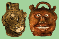 Early American Face Jugs