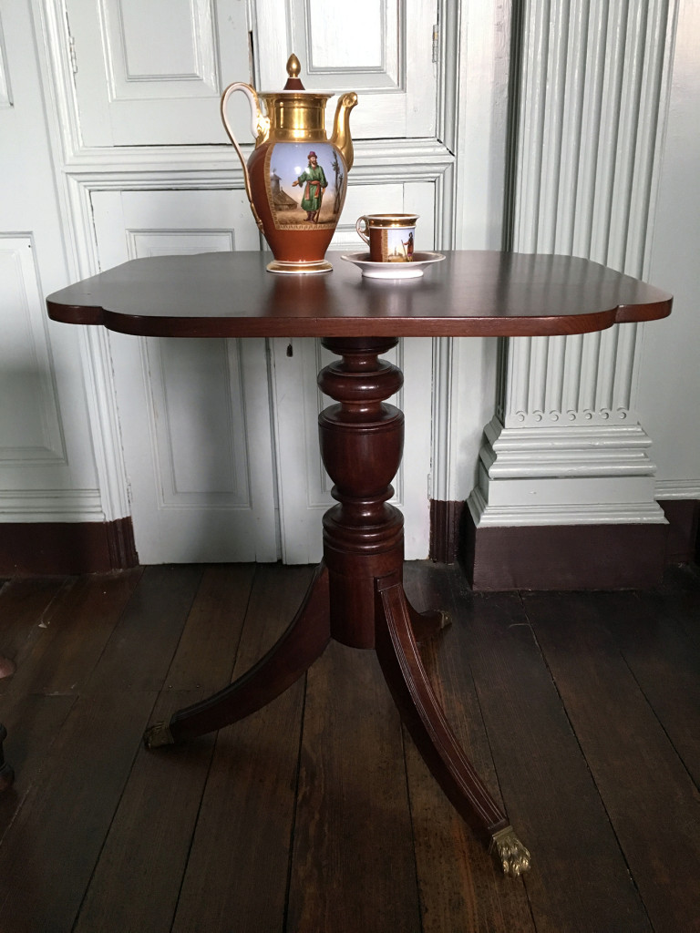 Tilt-top tea table, Richmond, Va., circa 1815, courtesy Michael Phillips.