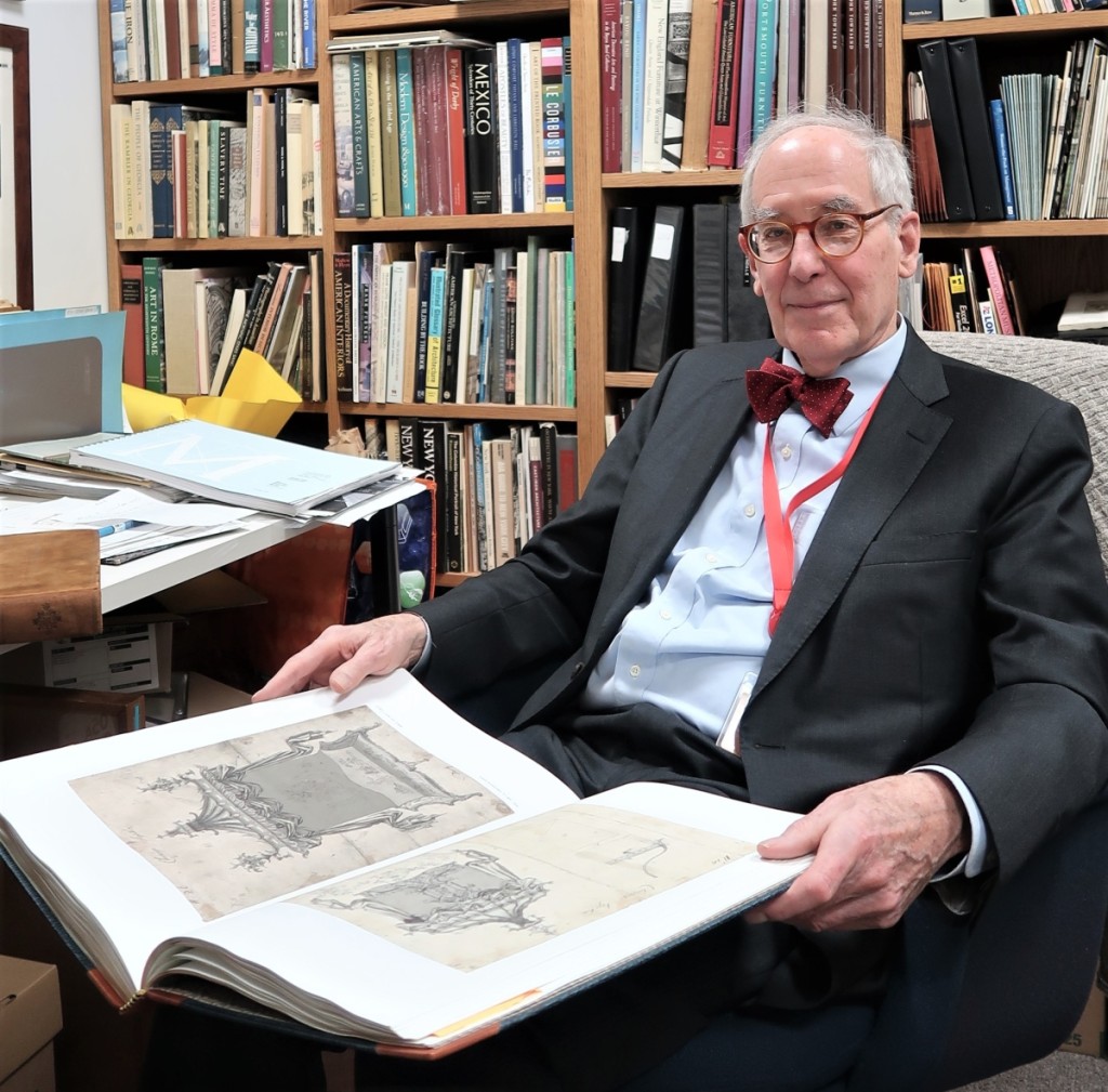 Morrison H. Heckscher, curator emeritus of the American Wing, Metropolitan Museum of Art, undertook the publication of Chippendale’s drawings in honor of the 300th anniversary of the cabinetmaker’s birth in 2018. He first saw the drawings in the Met’s prints department in the 1960s.