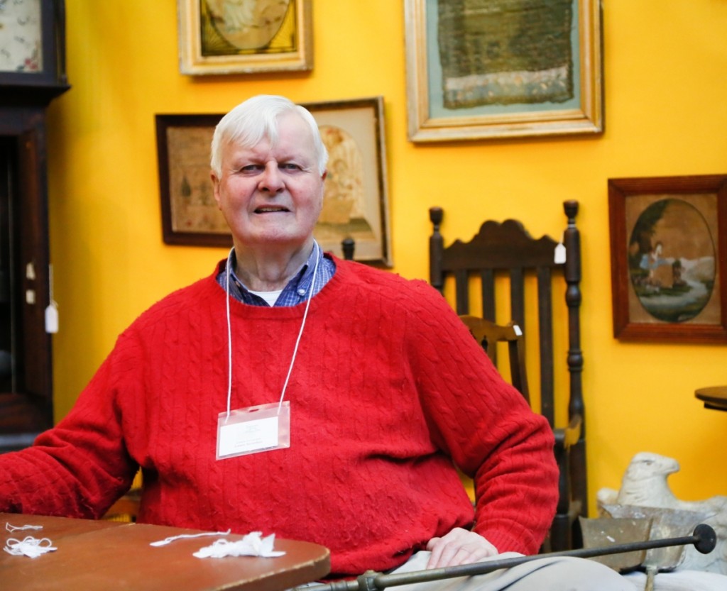 Scranton ended where he began. Lew is seen here at the 2018 Connecticut Spring Antiques Show, which he stated would be his last indoor show after 50 years exhibiting there. Scranton was invited to do the show in 1968 when he was a rookie dealer. It was then known as the Connecticut Fall Antiques Show.