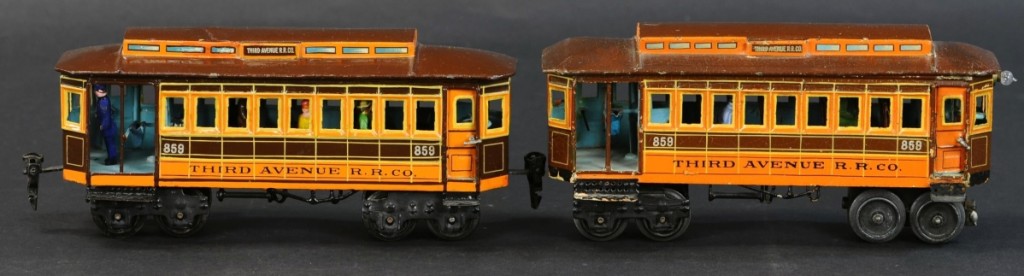 Leading the sale was this Märklin Third Avenue Trolley set, which an international buyer in the room won for $72,000 ($25/45,000).