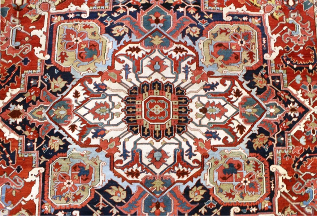 Bringing the highest price of the day, $24,000, was an early Twentieth Century room-size Serapi carpet, nearly 12 by 21 feet.