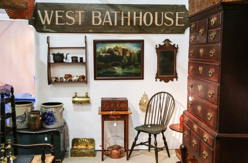 Daniel and Karen Olson, Newburgh, N.Y., featured this West Bathhouse sign, which came from Jones Beach, Long Island, N.Y.