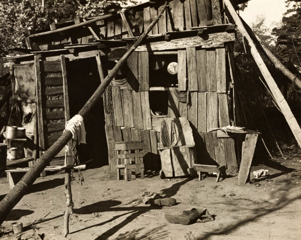 “Arkansas Squatter’s Home” by Ben Shahn, 1937. The Art Institute of Chicago, through prior gift of Charles Levin.