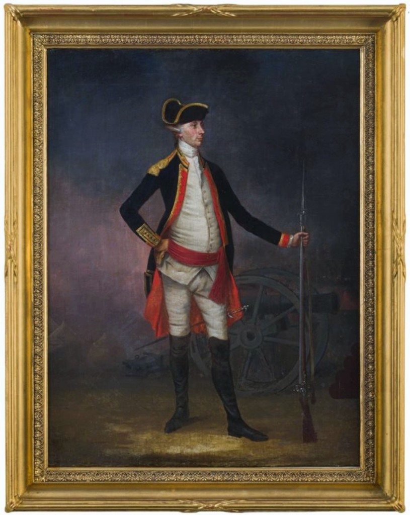 This newly discovered William Williams portrait of a colonial artillery officer was the sale’s top lot at $66,000. It was perhaps also the most notable of the deaccessioned pieces in the sale, painted in 1772 by Williams — a discovery made by Kochan during the process of researching the work in preparation for the sale.