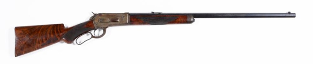 The highest priced firearm was this special order Winchester Model 1886 45-70 rifle with a 28-inch octagonal barrel. It realized $11,400.