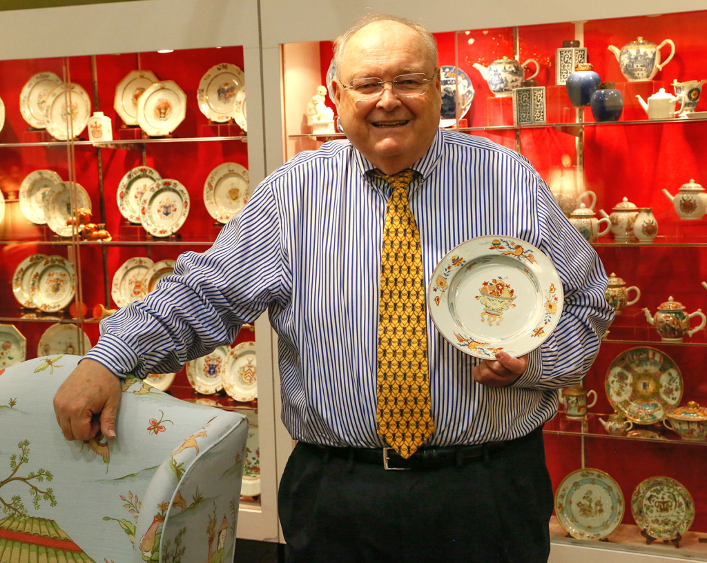 Phil Dubey at the Chester County Antiques Show, 2018. 