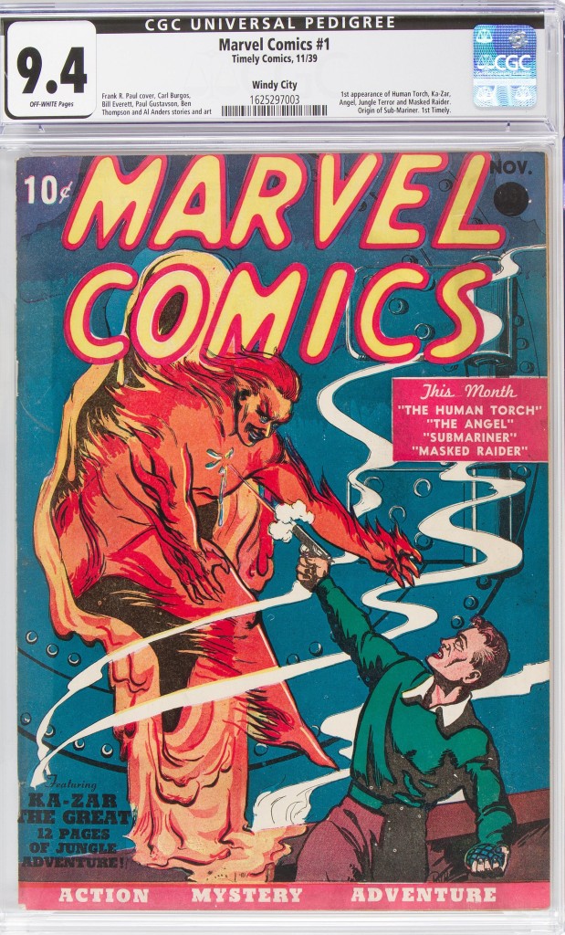 Marvel Comics #1 (Timely, 1939) credit Heritage Auctions_Fotor