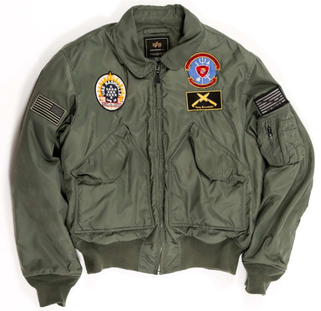 A US Navy jacket from the USS Nashville with a Tony Bourdain patch went to $171,150. Given to Bourdain by the crew of the vessel that extracted him and his crew from war-torn Beirut.