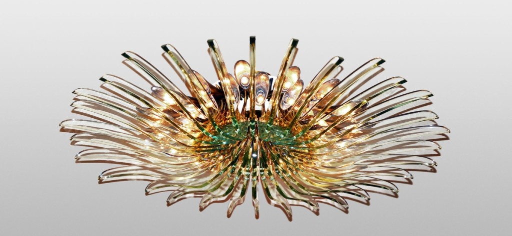 The top lot of the sale, at $37,500, was this “Dahlia” chandelier designed by Max Ingrand for Fontana Arte. It was produced circa 1958 and spans 60 inches in diameter. It was consigned from Susan Weber, the founder and director of New York’s Bard Graduate Center.