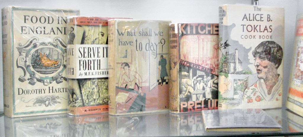 Johnnycake Books, Saugus, Conn., had a large selection of cookbooks.   —The Book, Print and Ephemera Show