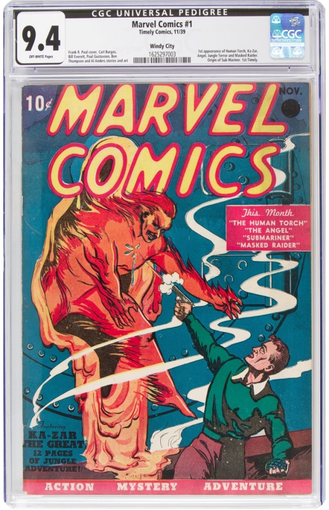 Heritage Most Expensive Marvel Comics Book