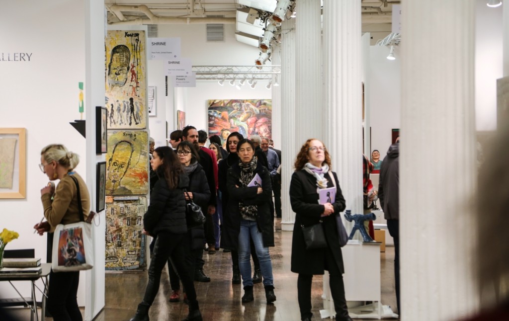 Visitors from around the world gathered at the Metropolitan Pavilion January 16-19 to see the 28th edition of the Outsider Art Fair.