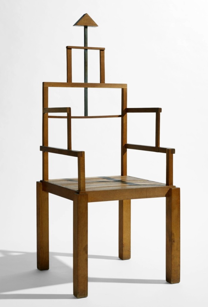 “San Picasso” Chair by Ugo Marano, 1978. Wood. The Museum of Fine Arts, Houston, the Dennis Freedman Collection, Museum purchase funded by the Caroline Wiess Law Accessions Endowment Fund. Photo by Kent Pell.