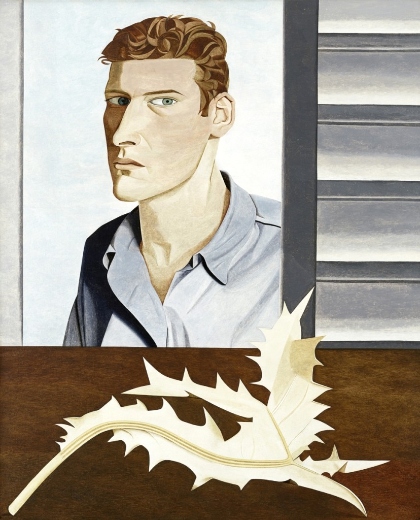 “Man with a Thistle (Self‑portrait),” 1946. Oil on canvas. Collection of Tate, purchased 1961. Image ©The Lucian Freud Archive / Bridgeman Images. Courtesy Museum of Fine Arts, Boston.