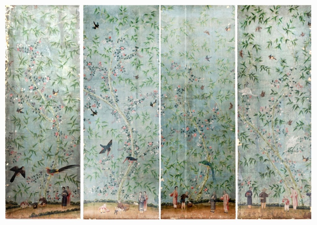 “Fantastic things…they’re as good as it gets,” Stair said, referring both to the quality of the lot of 22 panels of Chinese export wallpaper and to the price it achieved — $23,040 – which was the highest result of the two-day sale. A young New York City decorator was the successful bidder ($2/4,000).