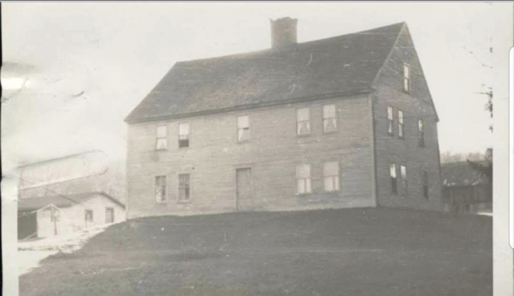 A circa 1890-1920 photo of the house Young purchased and dismantled.