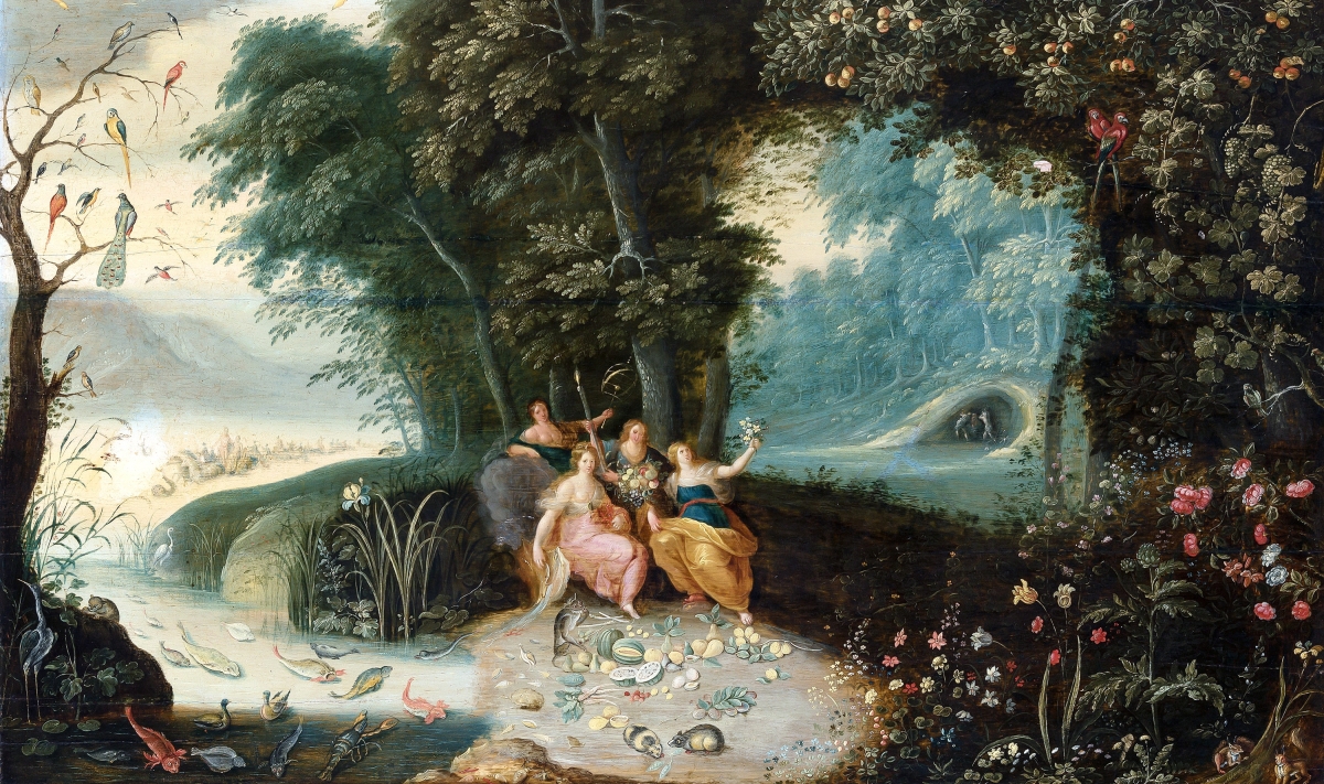 Bidders went wild for this “Allegory of Spring,” which was attributed to Hendrick van Balen the Younger and Jan Brueghel the Younger. It brought $46,875 from a private collector in Monaco ($8/12,000).