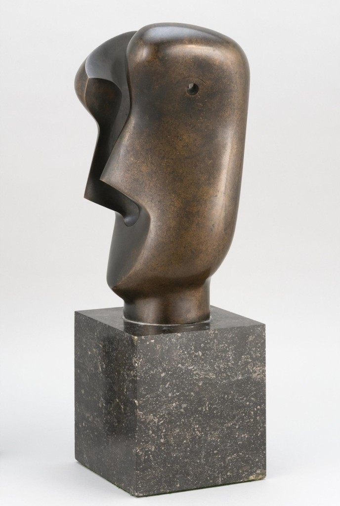 The bronze sculpture by Henry Spencer Moore (English, 1898-1986) titled “Divided Head” and from the estate of a Rhode Island gentleman, sold for $137,500 and was the top lot of the two-day auction.