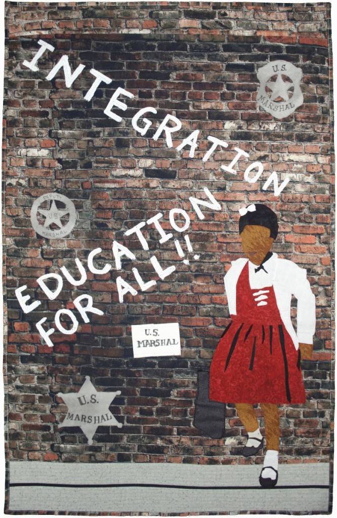 “Ruby Bridges: Standing Alone”   by Leo Ransom, Sherman, Texas