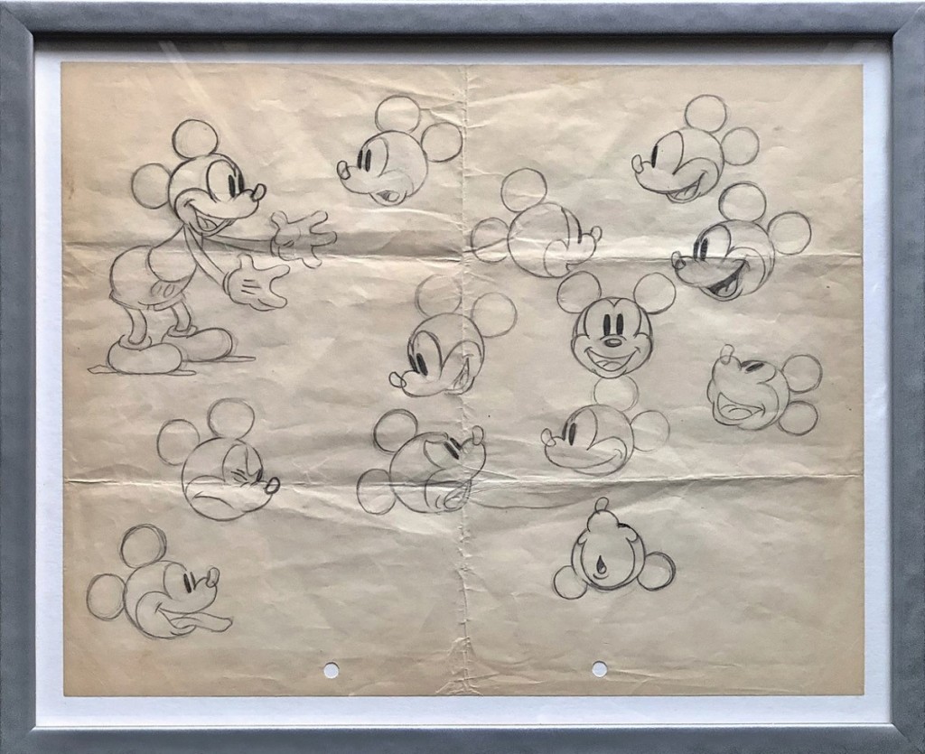 Lot 103 - Mickey Mouse Character Studies