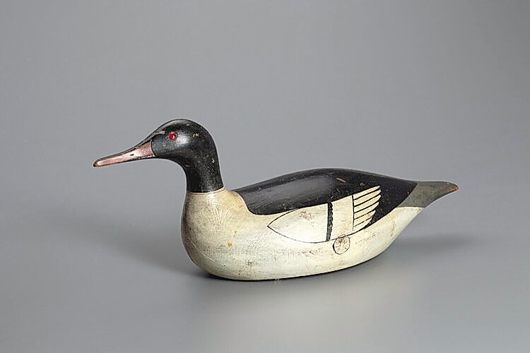 With an impeccable provenance, including the Starr collection, Joe Lincoln’s American Merganser drake realized $45,000.