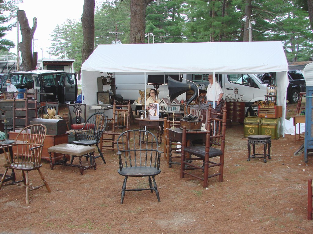 Benting and Jarvis, Barrington, N.H., always has a wide selection of early chairs and other early furniture.