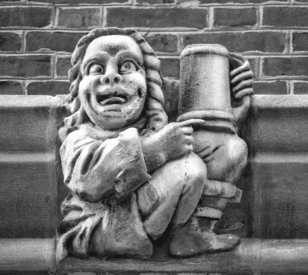 Ben Franklin has one too many at the University of Pennsylvania.