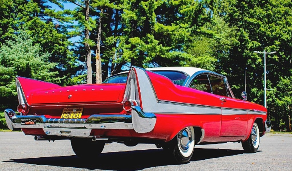 “This car is evil,” the auctioneer wrote for this 1958 Plymouth Fury, which was one of 16 examples used to film Christine, the 1983 horror film adaptation of Stephen King’s novel of the same name. In the story, Christine was a jealous and murderous car who ultimately met her end in a car crusher. This example was used in close up shots and was ultimately raffled by the filmmakers to publicize the film’s release. The car led the sale at $275,000.