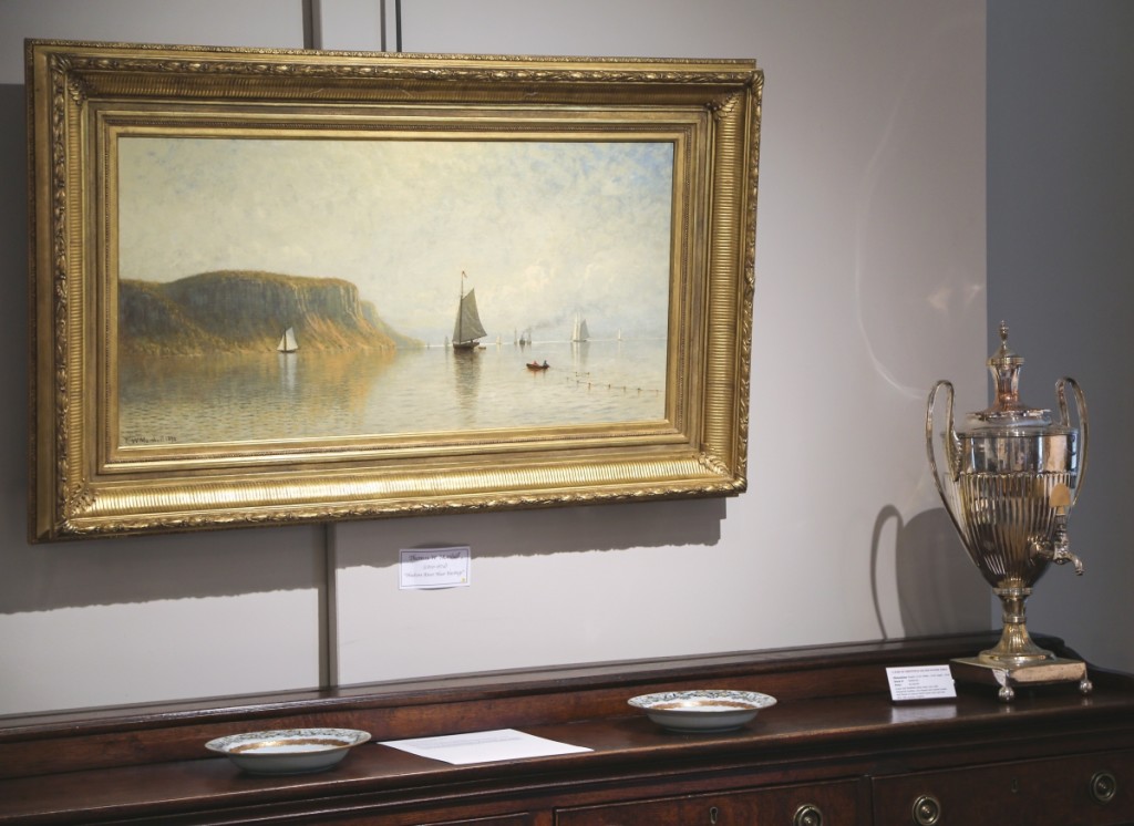 Thomas Marshall’s (1850-1874) “Hudson River Near Hastings” painting was executed in 1872, only two years before the artist died aged 24. Other artists in the gallery include Rockwell Kent, Andrew Wyeth, Ernest Lawson and more.