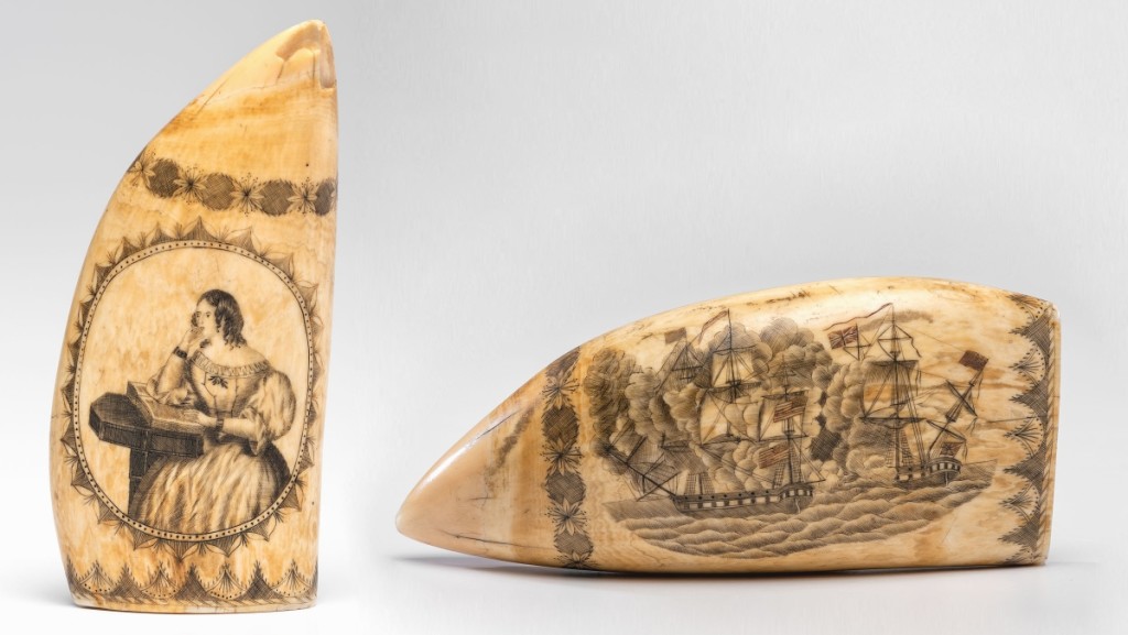 “It was just a fabulous tooth,” Cowan said about the Banknote Engraver scrimshaw whale’s tooth, circa 1835-45, that had been discovered in Phoenix, Ariz. A private collector in Massachusetts will be bringing it closer to home, having won it on the phone for $23,750 ($6/8,000).