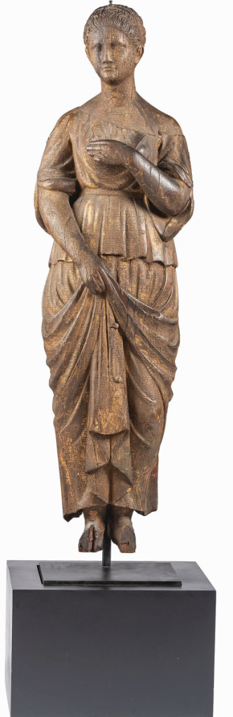 If one wants to see how the market for Americana has changed in the past 20 years, look no further than a carved, painted and gilt pine classical figure, attributed to New York, circa 1830, which brought about $50,000 when it crossed the block in 2000; Cowan had estimated it at $15/25,000 and it brought $15,360 from a private collector.