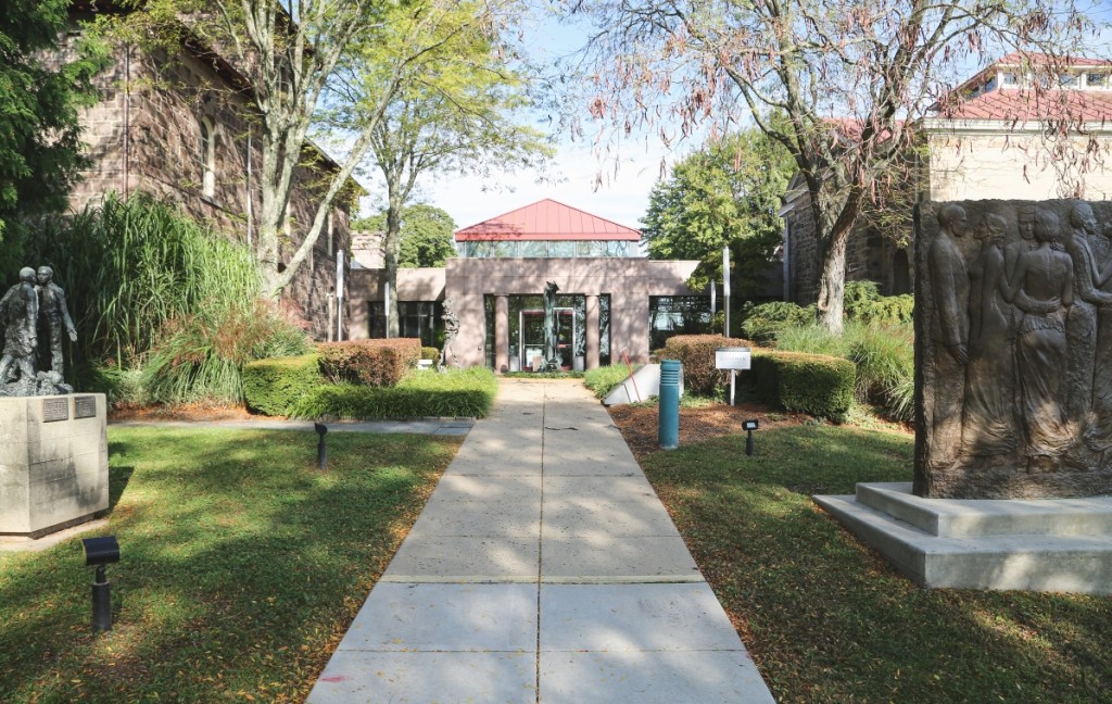 The James A. Michener Art Museum boasts 15,000 square feet of gallery space housed in the original Bucks County prison.