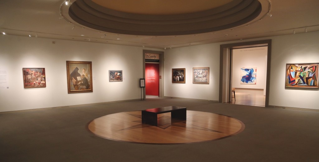 The Commonwealth Gallery showcases works of American Modernism.
