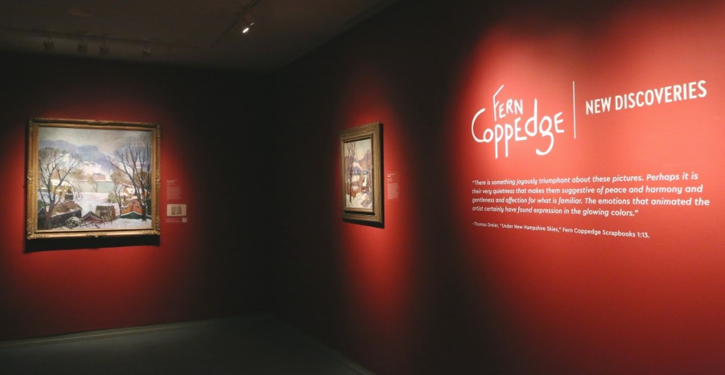 Four new acquisitions of work by Bucks County artist Fern Coppedge (1883-1951) receive the special treatment. The show includes a selection of the artist’s scrapbooks and continues through April 21.