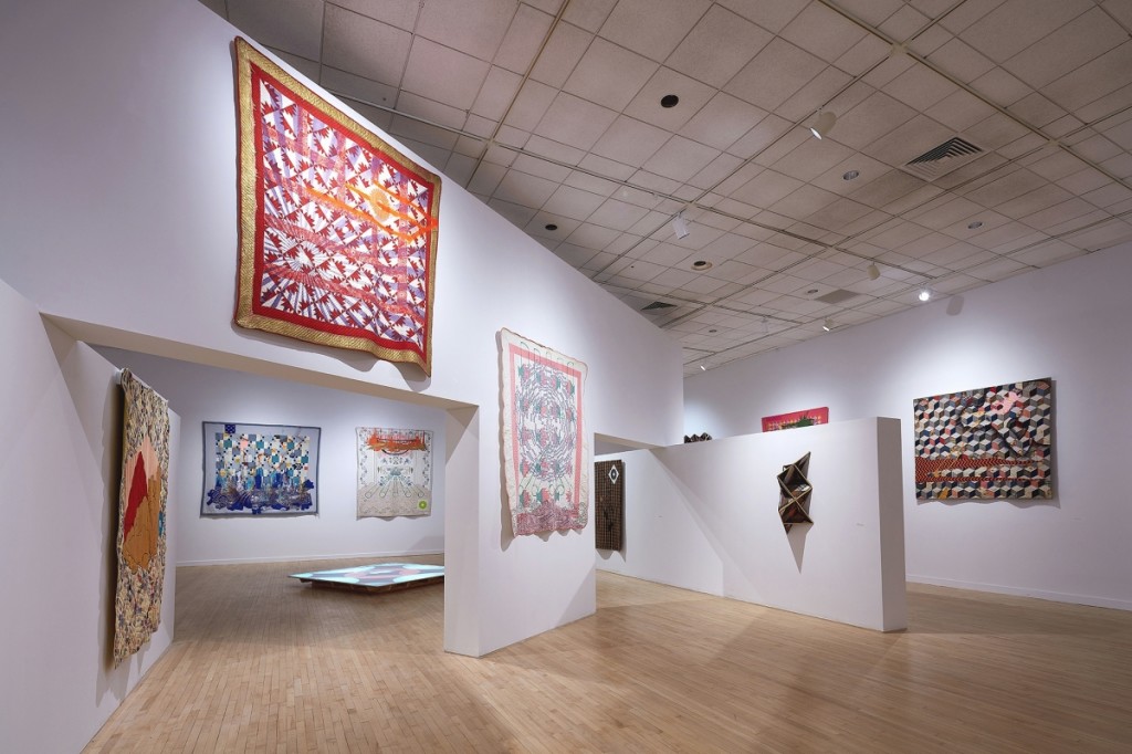 Installation view, “Sanford Biggers: CodeSwitch” at the Bronx Museum of the Arts through January 24, 2021. Photo Argenis Apolinario.