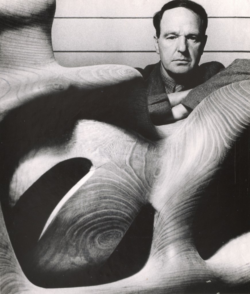 Bill Brandt, “Henry Moore,” 1948, gelatin silver print,   Hyman Collection, London, ©Bill Brandt/Bill Brandt Archive Ltd.