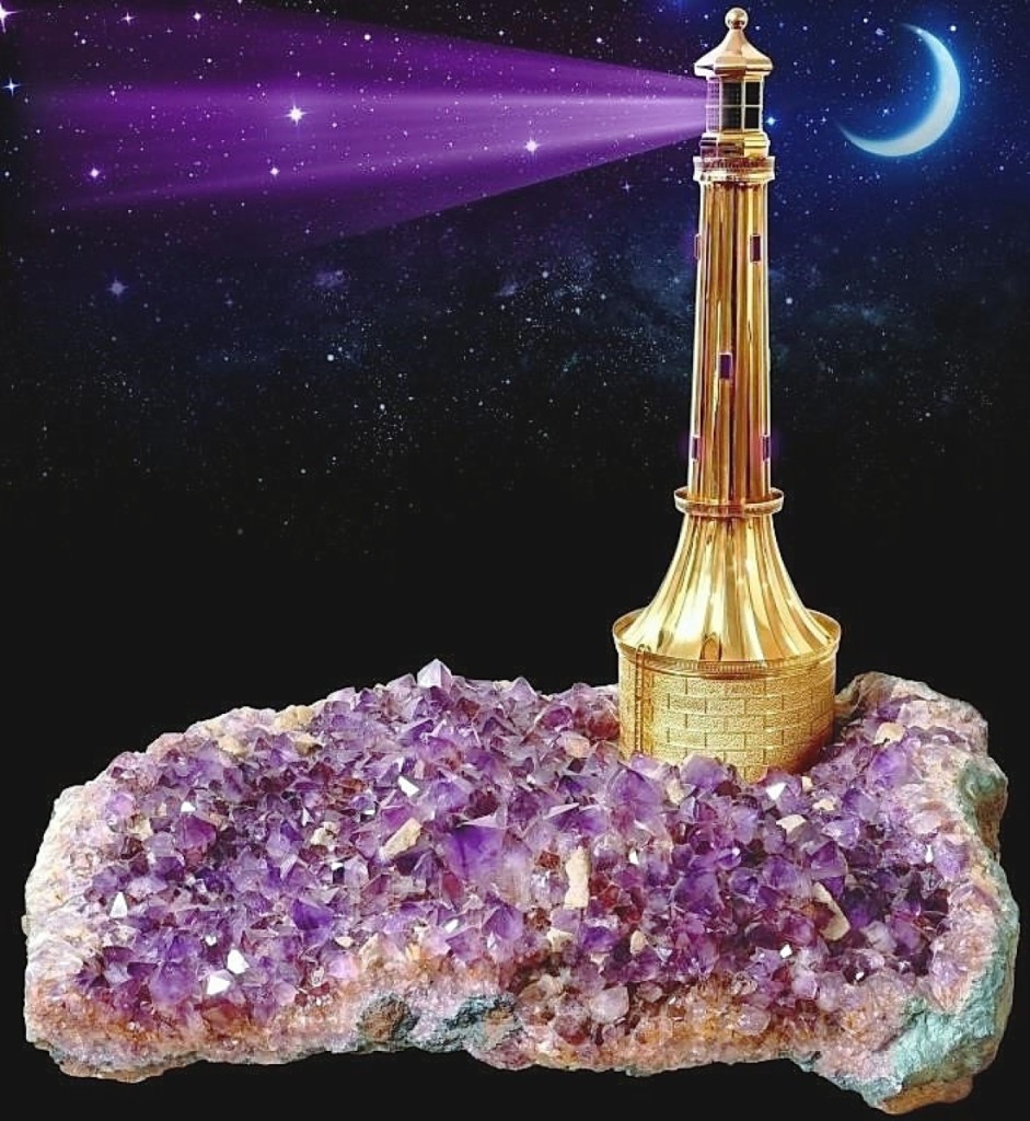 The star of the sale was a solid 18K gold cigarette lighter made by Dunhill in the detailed form of a lighthouse. It was 18 inches tall and mounted on a 110-pound section of an amethyst geode with large crystals. When made in 1985, it was priced at $56,000 and was listed in the Guinness Book of Records as the world’s most expensive cigarette lighter. It may still hold that distinction, having sold for $110,000.