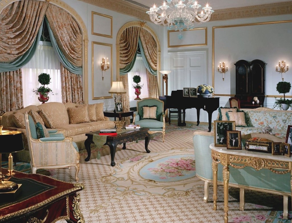 A portion of the Royal Suite, most closely associated with the Duke and Duchess of Windsor who lived there for many years.