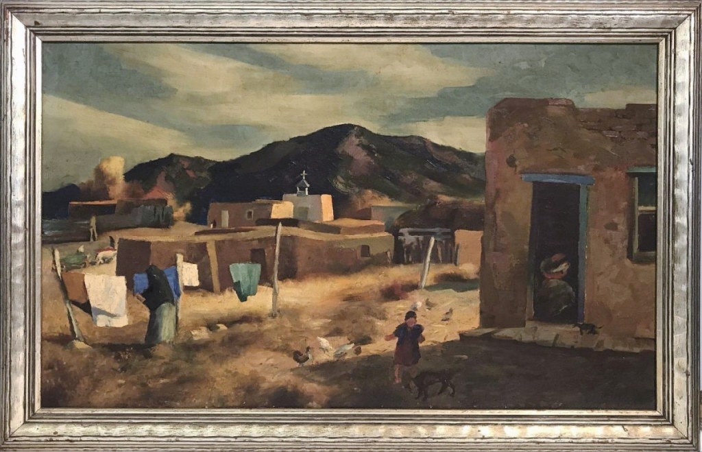 “It isn’t the top price for the artist, but it’s up there,” Carlsen said of Kenneth Adams’ “Autumn Afternoon,” which he had found in untouched original condition in a house in Schenectady, N.Y. It brought $156,000 from a trade buyer in Santa Fe, N.M., who prevailed against eight other phone bidders ($5/15,000).