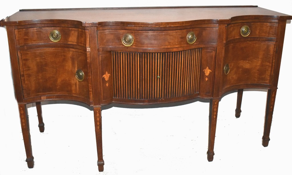 AB Coyle's antique inlaid sideboard