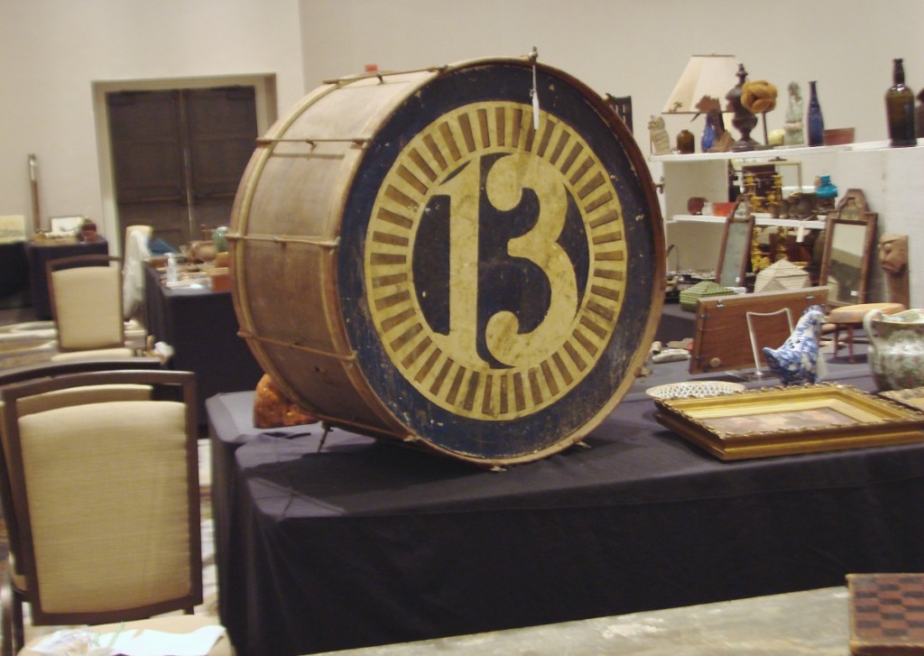 Bob Foley, Gray, Maine, said that he didn’t know much about the drum as it had just come out of an attic in Portland, Maine, a few days before.