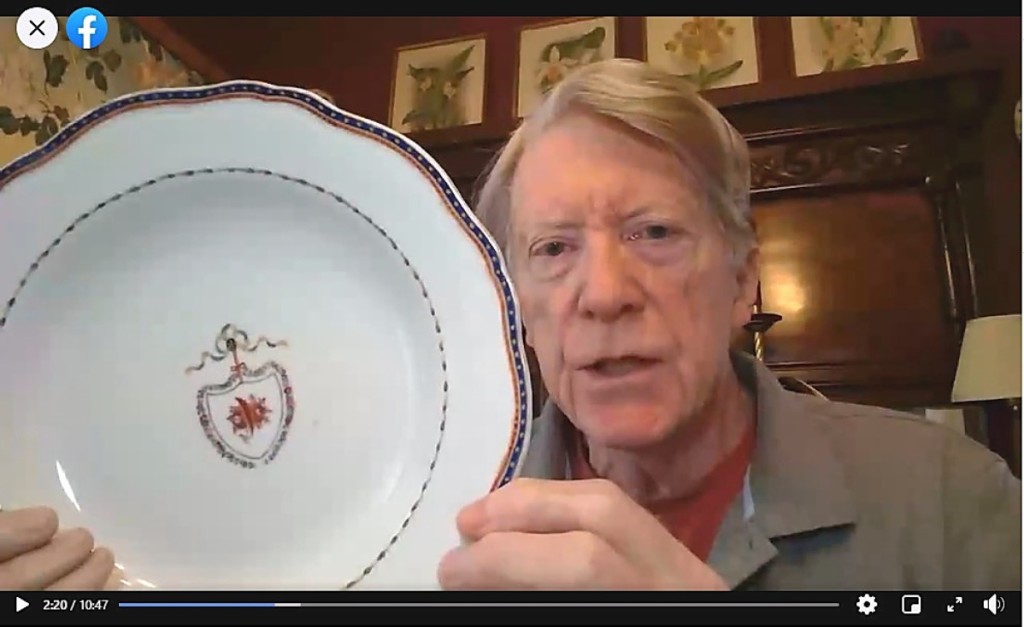 RJ Ruble had posted a video in which he discussed the merits of the Eighteenth and Nineteenth Century Chinese export porcelain and English ceramics he was exhibiting. Ericsson Street Antique’s, Rochester, N.Y. Clocking in at nearly 11 minutes long, the video was watched 565 times.