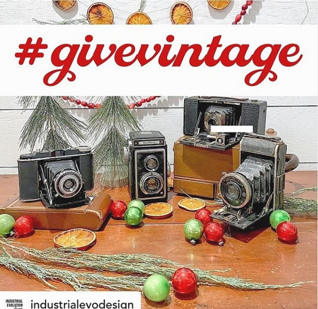 Like vintage cameras? Check out what @industrialevodesign had, this posted during the Saturday Instagram show.