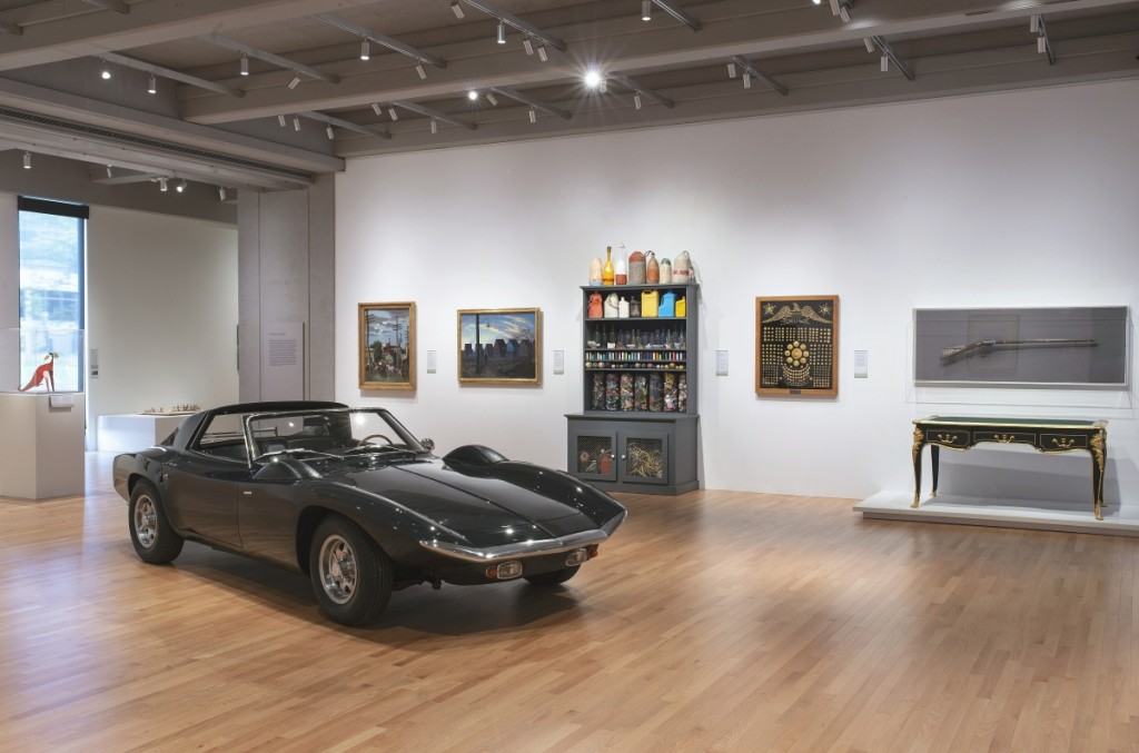 Installation view of “Made in Connecticut,” on at the Wadsworth Atheneum through February 7.