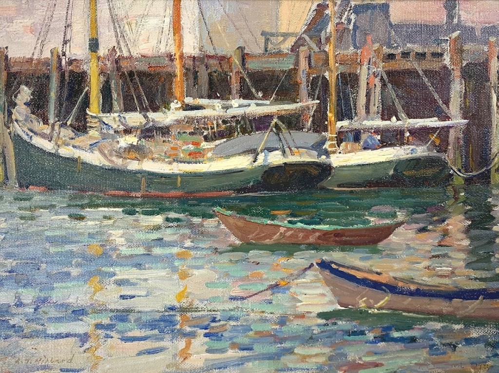 “Provincetown” by Aldro Hibbard took $11,250.