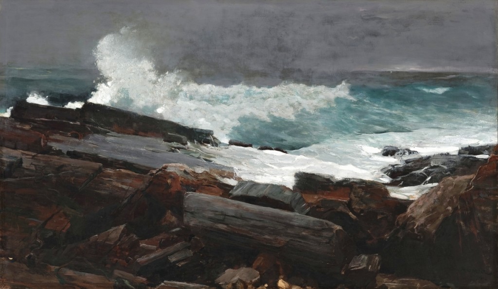 “Weatherbeaten” by Winslow Homer (1836-1910), 1894. Oil on canvas. Portland Museum of Art, Maine: Bequest of Charles Shipman Payson. Image courtesy Portland Museum of Art.