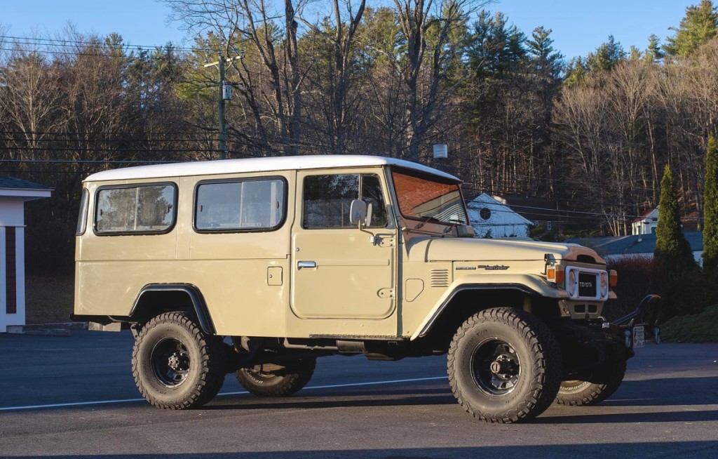 The star of the sale was a fully loaded 1981 Toyota Land Cruiser, an HJ 47 “Troopy,” which sold for $27,600. It had more than 200,000 miles and was one of two Land Cruisers offered in the sale.