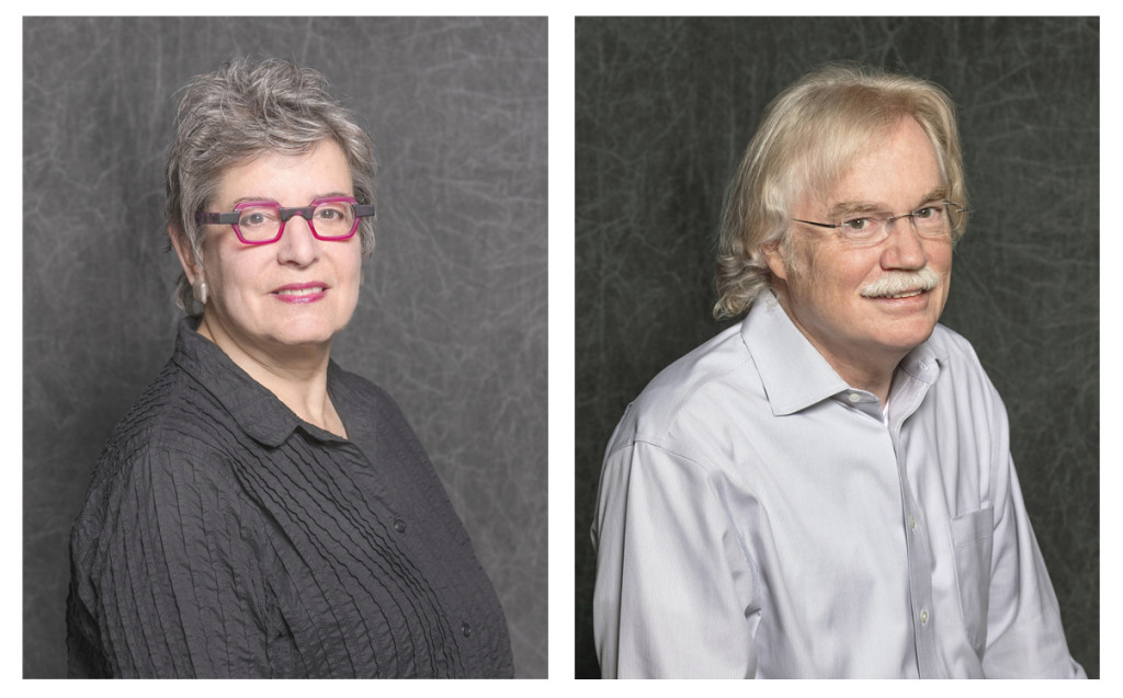 Linda Eaton, senior curator emerita of textiles and Gregory Landrey, senior conservator emeritus of furniture.