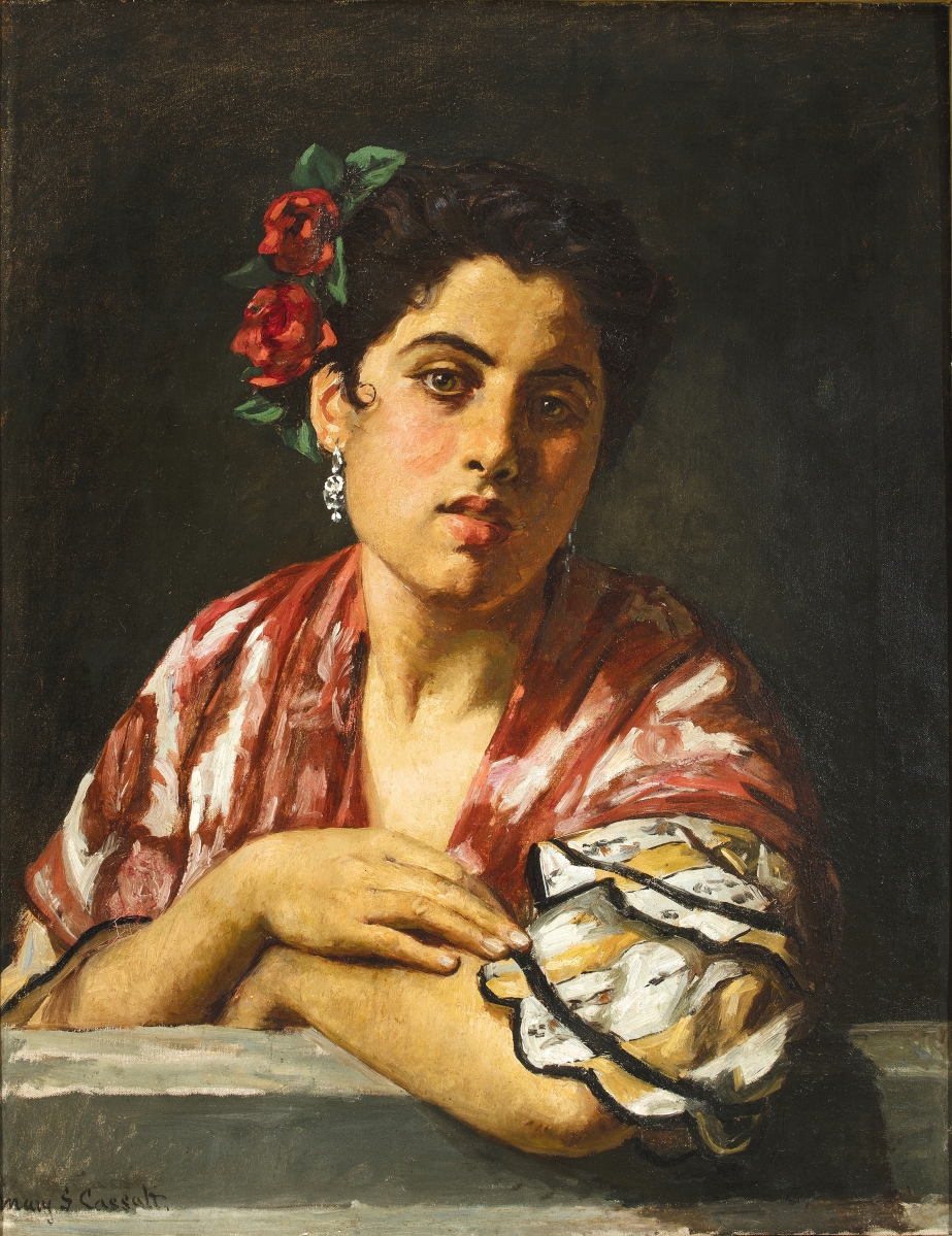 Americans_In_Spain_PR_01_Cassatt_Spanish_Girl_Leaning_on_a_Window_Sill